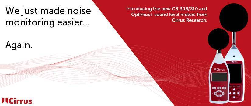图片展示了Cirrus的新声级计，CR:308/310和擎天柱+