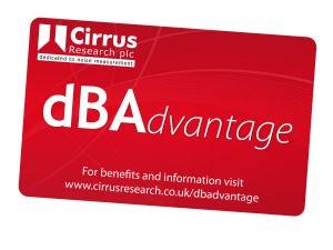 用Cirrus Research的dBAdvantage卡获取Â 1000英镑的免费福利