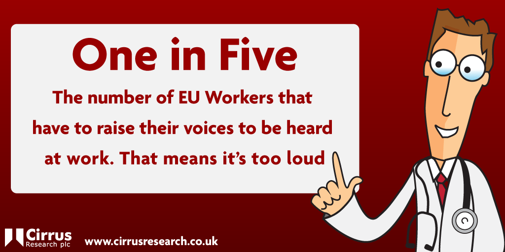 五分之一的欧盟工作人员受到噪音的影响