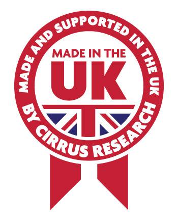 Made and Supported in the UK by Cirrus Research